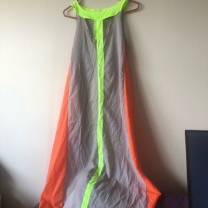 Sheer maxi beach dress